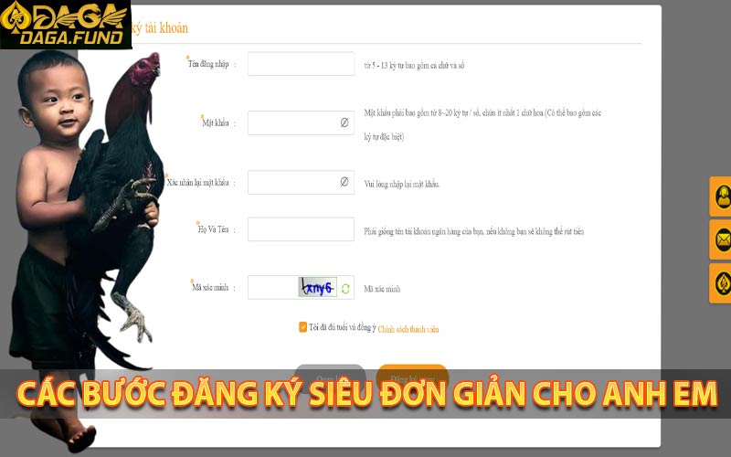 Các bước đăng ký siêu đơn giản
