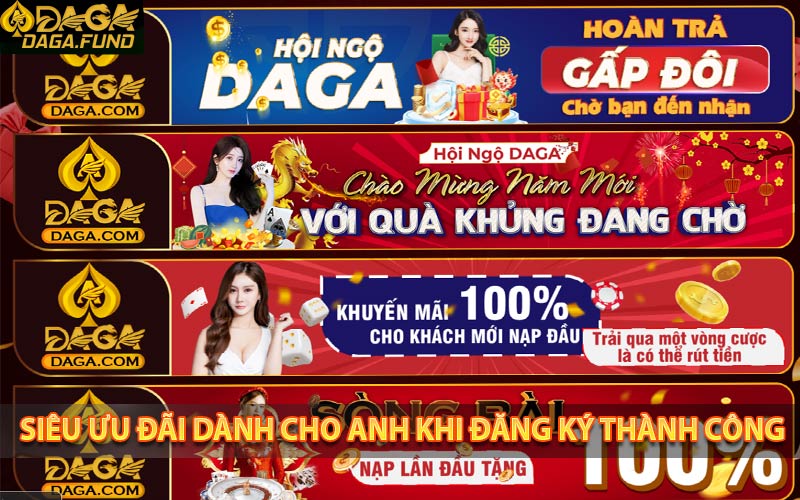 Nhiều ưu đãi cho anh em khi đằng ký tài khoản thành công